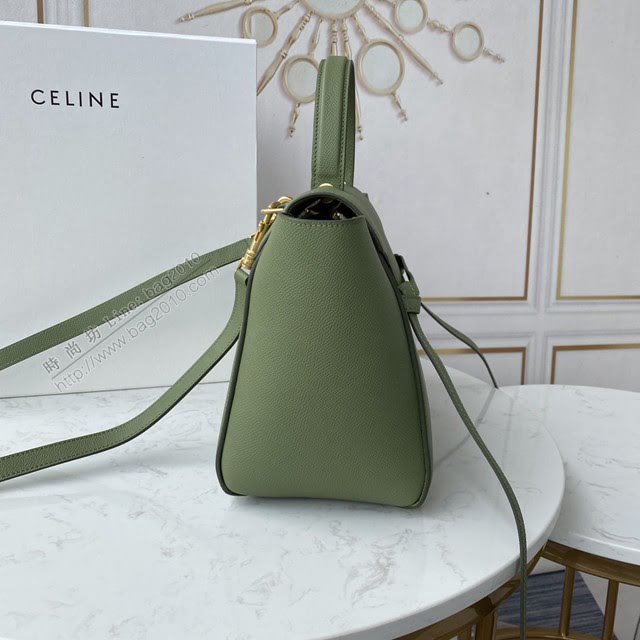 Celine女包 賽琳經典款大號女包 Celine belt bag 掌紋牛皮鯰魚包 189103  slyd2189